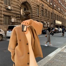 로브가디건 황금가면 이효리로브 코트 탑스 니트 스웨터 스웨터 여성용 편안한 루즈핏 중간 길이 블랙 카디건 겉옷 2