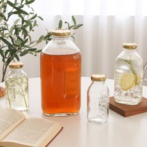 추억의 국민 물병 빈티지 레트로 감성 델몬트 훼미리 쥬스병, 미니 180 ml