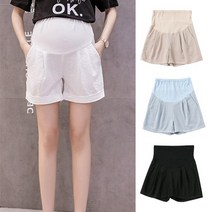 시어서커 임산부 배보호 반바지 4종1택(M-XXL) 204879 스카이블루XL, 색상