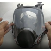 방독마스크 방독면마스크 화재방독면 안티 오일 스크래치 보호 필름 커버 3m 6800 가스 마스크 페인팅 스프레이 호흡기 전체 얼굴 창 화면 렌즈 보호기, 5개 팩, 06 5PCS