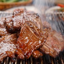 [오늘발송] 기름제거한 달달한 양념 LA갈비 손질 소갈비살, 600g, 4개