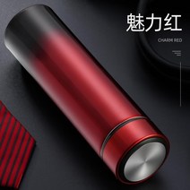 텀블러 휴대 100ml초 120ml 포켓 미니보온병, T07-그라데이션 레드블랙 고급 다층 페인트칠