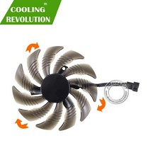 88MM PLD09210S12HH T129215SU 디오 카드 팬 호환용 쿨러 GIGABYTE GTX 1050 Ti GV-RX570 580 AORUS RX 470, 01 Clockwise Fan