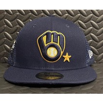 New Era 뉴에라 7 1/459 밀워키 브루어스 2022 올스타전 MLB 스냅백 모자