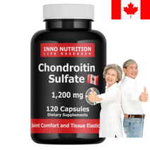 콘드로이친 1200mg 120캡슐 2개월 캐나다식약처 인증 정품, 2병