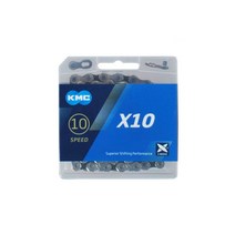 KMC 자전거 10단 체인 / 로드 / MTB / 체인 연결 링크 포함 / 체인링크 포함 / 116링크 / X10 체인, 1개