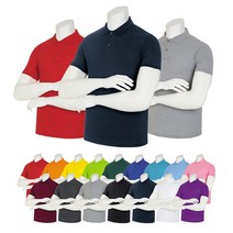 지주컴퍼니 16컬러 반팔 베이직 카라 티셔츠 남녀공용 단체티