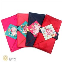 목단자수 매화단 예단보 - 예단용(예단서식지) 봉채용(봉채서식지), 예단보 색상:남색|용도 선택:봉채용(신랑), 단품