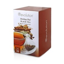 Revolution Tea 메시 인퓨저 풀 리프 티 봄베이 차이 홍차 백 16개 USA 미국, 20 Bags, Raspberry