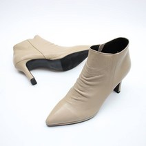 여성 소가죽 첼시 뷰티 명품 가보시 앵글부츠 성수동 수제화 소프트 베이직 8cm