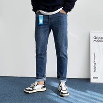 데일트 2타입 남자 빅사이즈 히든 밴딩 스판 워싱 청바지