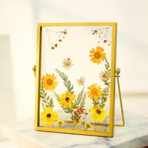 바이워리 압화액자 DIY 취미키트 청첩장액자 만들기 드라이플라워 폴꾸액자 집순이취미 만들기수업, 세트9(4인치-15*20cm)
