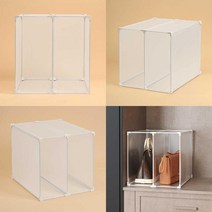 DIY 반투명 가방 진열 수납장 35X46X36CM 오픈형수납장 DIY수납장 가방진열장