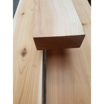바나나목재 북미산 적삼목 구조재 38X89X2400mm 국내가공 옹이있음 삼나무 목공
