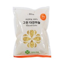 HACCP인증 국내산 냉장 다진마늘 / 주문 당일 갈아발송, 1kg, 3봉