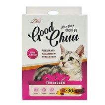노마진 고양이 츄르 조개관자 30p 고양이주식파우치 애완묘음수량 냥이특식