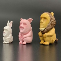 모아이 석상 인테리어 선물 장식품 장식 병맛인형, 토끼