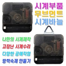 미호코리아 벽시계 부품 바늘세트 무소음 무브먼트 벽 시계 모터 부속 부속품 바늘 세트 QUARTZ 12888, 03번-일반(18mm)