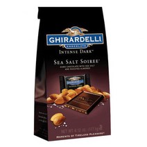 기라델리 인텐스 다크 씨솔트 아몬드 초콜렛 117.1g x 6팩 초콜릿 Ghiradelli Intense Dark Sea Salt
