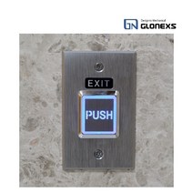 [HKT] 글로넥스 매립형 EXIT 푸쉬버튼 LED, GB-350 (WALL TYPE), 1개