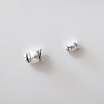 실버925 엔틱 통통 물고기 은 참 팔찌만들기 DIY 재료 악세사리 부자재