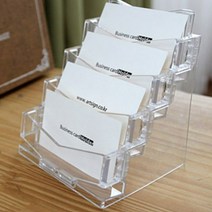 대용량 부동산 식당 매장 가계 업소 책상 명함집 꽂이, 검정