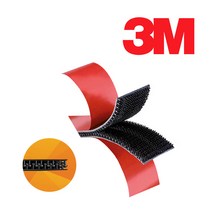 3M 듀얼락 초강력 찍찍이 벨크로 양면테이프 폭19mm 1미터, 1개