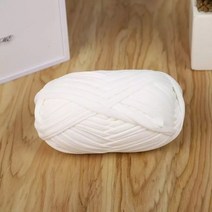뜨개실 쟈이언트얀 형광뜨개실코튼 니트 천으로 양모 t-셔츠 원사 DIY 소프트 직조 카펫 담요 가방 39 색, 10 WHITE