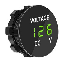 DC 12V-24V 디지털 전압계 Led 디스플레이 전기 전압 측정기 볼트 테스터 자동차 오토바이 보트 ATV 트럭에 대 한 방수, [03] Green