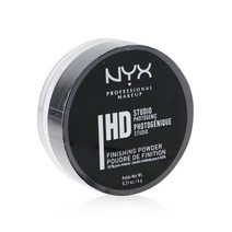 NYX - HD 스튜디오 피니싱 파우더 6g/0.21oz, White, # 투명