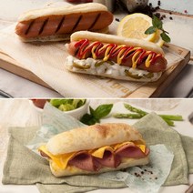 킹즈 치아바타 프리미엄 오리지널 핫도그 샌드위치 각 2팩, 치아바타 핫치킨(2팩-8개)