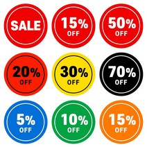 세일스티커 할인스티커 행사스티커 마트 편의점 백화점 정육 옷집 매장 주문제작 원형, SALE, [1000매] 60mm, [B] 블루-화이트