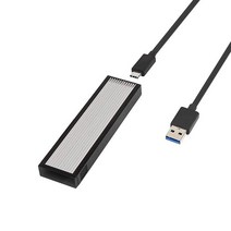 Syba USB C 알루미늄 M.2 SATA B-Key SSD 인클로저 어댑터 USB 3.1 Gen2 Type-C to NGFF M.2 SATA B-Key 솔리드 스테이트 드라이, M.2 SATA B-Key Enlosure