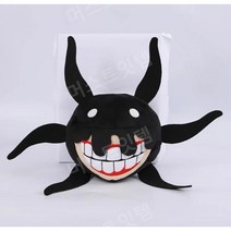 레인보우 프렌즈 플러시 장난감 공포 게임 문 캐릭터 피규어 완구 갈색 몬스터 봉제 인형 남자 선물, 검은성게