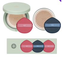 VT 더블레이어 톤업쿠션 ( 본품 1- 리필 1- 퍼프 3), 1개