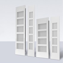 환풍기설치방법50/80mm 와이드 벤트 천공 시트 알루미늄 합금 에어 벤트 천공 시트 웹 플레이트 환기 그릴, 02 Width 80mm_06 length 450mm