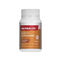 Nutra-Life 뉴트라라이프 Ester C + Bioflavonoids 에스터 C 바이오플라보노이드 타블렛 50정, 1개