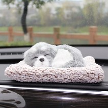 미니펫 강아지 고양이모형 제습탈취제 잠자는강아지 숯먹는 강아지, 터키쉬앙고라