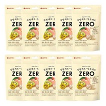 간편식 다이어트 간식 주전부리 과자 선물 세트 롯데제과 제로 후르츠 젤리 52g 10개