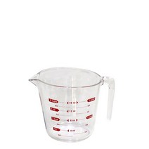 덕민닷컴계량스픈`플라스틱`계량컵`실험실용품`투명`제과`제빵`500ml```, 1