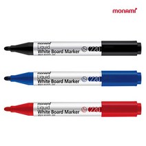모나미 생잉크보드마카 220 둥근닙 1다스(12개입), 빨강