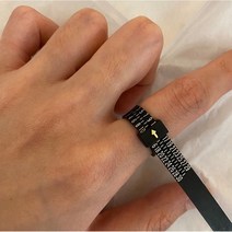 반지 호수 표 링 사이즈 재기 재는거 손가락 치수 재는 측정 기구 도구 KS 규격 게이지, 반지사이즈 호수 측정기, 1개