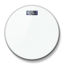 카스 디지털 체지방 체중계 블루투스 스마트 전자저울, 흰색 배터리, 28*28CM