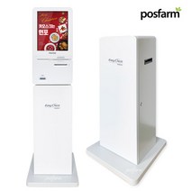 이지체크 키오스크 전용 스탠드 무인 포스 셀프 결제, 블랙스탠드