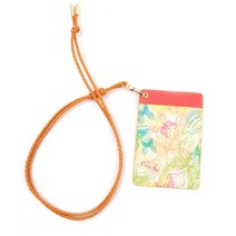 감성 일러스트 가죽 카드 목걸이 지갑 여중색지갑 중학교학생증 여자카드목걸이 여자친구카드지갑 카드포켓