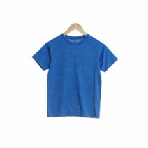 유니클로 블루 스포츠크루넥반팔티 여자 XS [80] 1178
