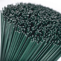 꽃철사/지철사 72cm 900g 1봉 녹색/밤색/흰색 3색상과 굵기 18호~27호 가격변동옵션 적용 리스틀 토피어리재료 미니분재 조화부케 화관 꽃치스 종이꽃 웨딩 만들기재료, 20호, 흰색