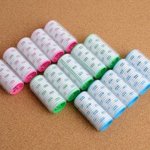 [미스릴리] 열전도 찍찍이 구르프 앞머리 셀프 볼륨 컬 펌 웨이브 고데기 헤어 롤, 중형