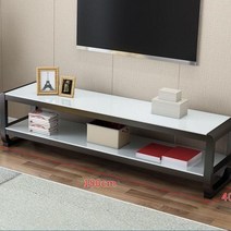티비 선반 거실 다이 서랍장 장식장 TV, A 화이트 프레임 + 화이트 인조대리석