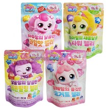 건강두배로 캐치티니핑 젤리 60g 조아핑 새콤달콤 샤워젤리 + 발레핑 요거트젤리 + 방글핑 상큼한레몬필링젤리 + 하츄핑 달콤한 과일맛젤리 4종, 4종 1세트